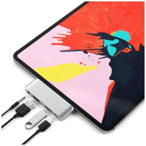 Адаптер Satechi Aluminum Type-C Mobile Pro Hub Silver (ST-TCMPHS)