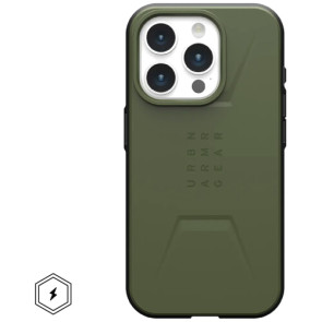 Чохол-накладка UAG for iPhone 15 Pro Max Civilian Magsafe Olive Drab (114295117272)