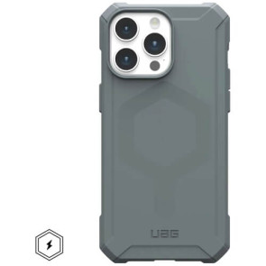 Чохол-накладка UAG for iPhone 15 Pro Max Essential Armor Magsafe Silver (114296113333)