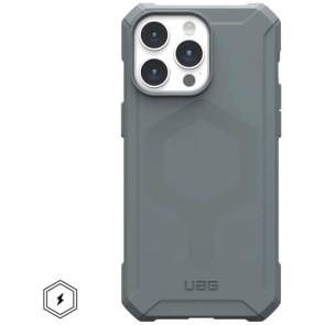 Чохол-накладка UAG for iPhone 15 Pro Essential Armor Magsafe Silver (114276113333)