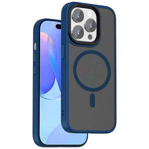 Чохол-накладка WIWU FGG-011 Magnetic Colorful Series for iPhone 15 Pro Blue