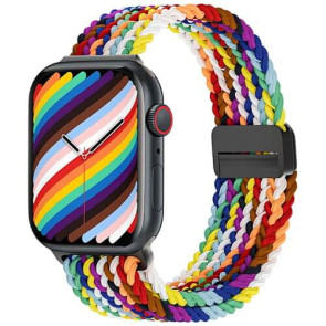 Ремінець WIWU for Apple Watch 42/44/45/49mm Braided Magnetic Band Series (Rainbow) (Wi-WB004)