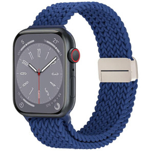 Ремінець WIWU for Apple Watch 42/44/45/49mm Braided Magnetic Band Series (Blue) (Wi-WB004)