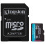 Карта пам'яті Kingston Canvas Go Plus Class 10 UHS-I U3 V30 A2 Micro SDXC 64GB with adapter (SDCG4/64GB)