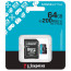 Карта пам'яті Kingston Canvas Go Plus Class 10 UHS-I U3 V30 A2 Micro SDXC 64GB with adapter (SDCG4/64GB)