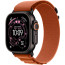 Apple Watch Ultra 3 Black Titanium Case with Terra Cotta Alpine Loop Medium (MF254/MG9E4)