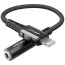 Кабель Acefast AUX Aluminium Alloy Lightning to 3.5mm Black (C1-05)
