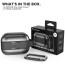 Чохол AhaStyle Premium TPU Case for AirPods Pro 2 with Carabiner Dark Grey (CP-WG75-PRO2-DG)