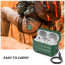 Чохол для навушників AhaStyle Rugged Protective Case for AirPods Pro 2 with strap Midnight Green (X003KE4A7N)