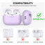 Чохол для навушників AhaStyle Silicone Case for AirPods Pro 2 with strap Lavender (X003E43NBX)