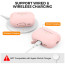 Чохол для навушників AhaStyle Silicone Case for AirPods Pro 2 with strap Pink (X003E43NGX)