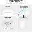 Чохол AhaStyle Silicone Case for Airpods 4 White (CP-196-WE)
