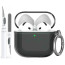 Чохол AhaStyle Transparent TPU Case for Airpods 4 Black with Cleaning Pen Kit (CP-WG164-CBK)
