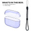 Чохол AhaStyle Transparent TPU Case for Airpods Pro 2 with strap Purple (CP-WG94-J-CPE)