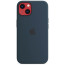 Чохол-накладка Apple iPhone 13 Mini Silicone Case Abyss Blue