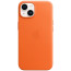 Чохол-накладка Apple iPhone 14 Leather Case with MagSafe Orange (MPP83)