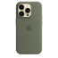 Чохол-накладка Apple iPhone 14 Pro Silicone Case with MagSafe Olive (MQUH3)