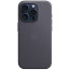 Чохол-накладка Apple iPhone 15 Pro FineWoven Case with MagSafe Black (MT4H3)