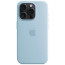 Чохол-накладка Apple iPhone 15 Pro Silicone Case with MagSafe Light Blue (MWNM3)