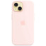 Чохол-накладка Apple iPhone 15 Silicone Case with MagSafe Light Pink (MT0U3)