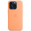 Чохол-накладка Apple iPhone 15 Pro Max Silicone Case with MagSafe Orange Sorbet (MT1W3)