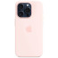 Чохол-накладка Apple iPhone 15 Pro Silicone Case with MagSafe Light Pink (MT1F3)