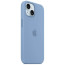 Чохол-накладка Apple iPhone 15 Silicone Case with MagSafe Winter Blue (MT0Y3)