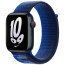 Ремінець Apple Watch 45/49/44/42mm Game Royal/Midnight Navy Nike Sport Loop (MPJ33)
