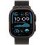 Ремінець Apple Watch 44/45/46/49mm Black Titanium Milanese Loop Small (MXKF3)