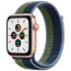 Ремінець Apple Watch 44/45/46/49mmSport Loop Abyss Blue/Moss Green (ML313)