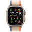 Ремінець Apple Watch 49mm Trail Loop Orange/Beige M/L (MT5X3)