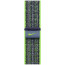 Ремінець Apple Watch 45/49/44/42mm Bright Green/Bluу Nike Sport Loop (MTL43)
