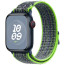 Ремінець Apple Watch 40/41/42mm Bright Green/Blue Nike Sport Loop (MTL03)