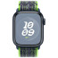 Ремінець Apple Watch 45/49/44/42mm Bright Green/Bluу Nike Sport Loop (MTL43)