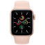 Apple WATCH SE 40mm Gold Aluminium Case with Pink Sport Band (MYDN2)