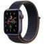 Apple Watch SE 40mm GPS + Cellular Space Grey Aluminium Case with Charcoal Sport Loop (MYEE2/MYEL2)