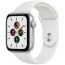 Apple WATCH SE 44mm Silver Aluminium Case with White Sport Band (MYDQ2)