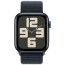 Apple Watch SE 2 2024 GPS 44mm Midnight Aluminium Case with Ink Sport Loop (MXEP3)