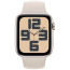 Apple Watch SE 2 2024 GPS 40mm Starlight Aluminium Case with Starlight Sport Band M/L (MXEG3)