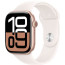 Apple WATCH Series 10 42mm Rose Gold Aluminium Case with Light Blush Sport Band M/L (MWWJ3)