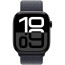 Apple Watch Series 10 GPS + Cellular 46mm Jet Black Aluminium Case with Ink Sport Loop (MWY53)