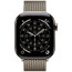 Apple Watch Series 11 46mm Natural Titanium Case with Natural Milanese Loop S/M (MFCY4)
