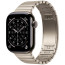 Apple Watch Series 11 46mm Slate Titanium Case with Natural Link Bracelet (MFC14/MXMF3)