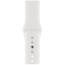 б/у Apple WATCH Series 5 44mm GPS Silver Aluminium Case with White Sport Band (MWVD2) (Середній стан)