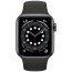 б/у Apple WATCH Series 6 44mm Space Gray Aluminium Case with Black Sport Band (M00H3) (Середній стан)