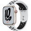 Apple Watch Series 7 Nike 41mm LTE Starlight Aluminum Case with Pure Platinum/Black Nike Sport Band (MKHL3/MKJ33)