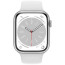 б/у Apple WATCH Series 8 41mm Silver Aluminum Case with White Sport Band (MP6K3) (Середній стан)