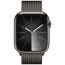 Apple Watch Series 9 GPS + Cellular 41mm Graphite Stainless Steel Case with Graphite Milanese Loop (MRJA3)