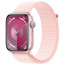 Apple Watch Series 9 GPS 41mm Pink Aluminum Case with Light Pink Sport Loop (MR953)