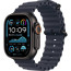 Apple Watch Ultra 2 Black Titanium Case with Navy Ocean Band (MYPA3)